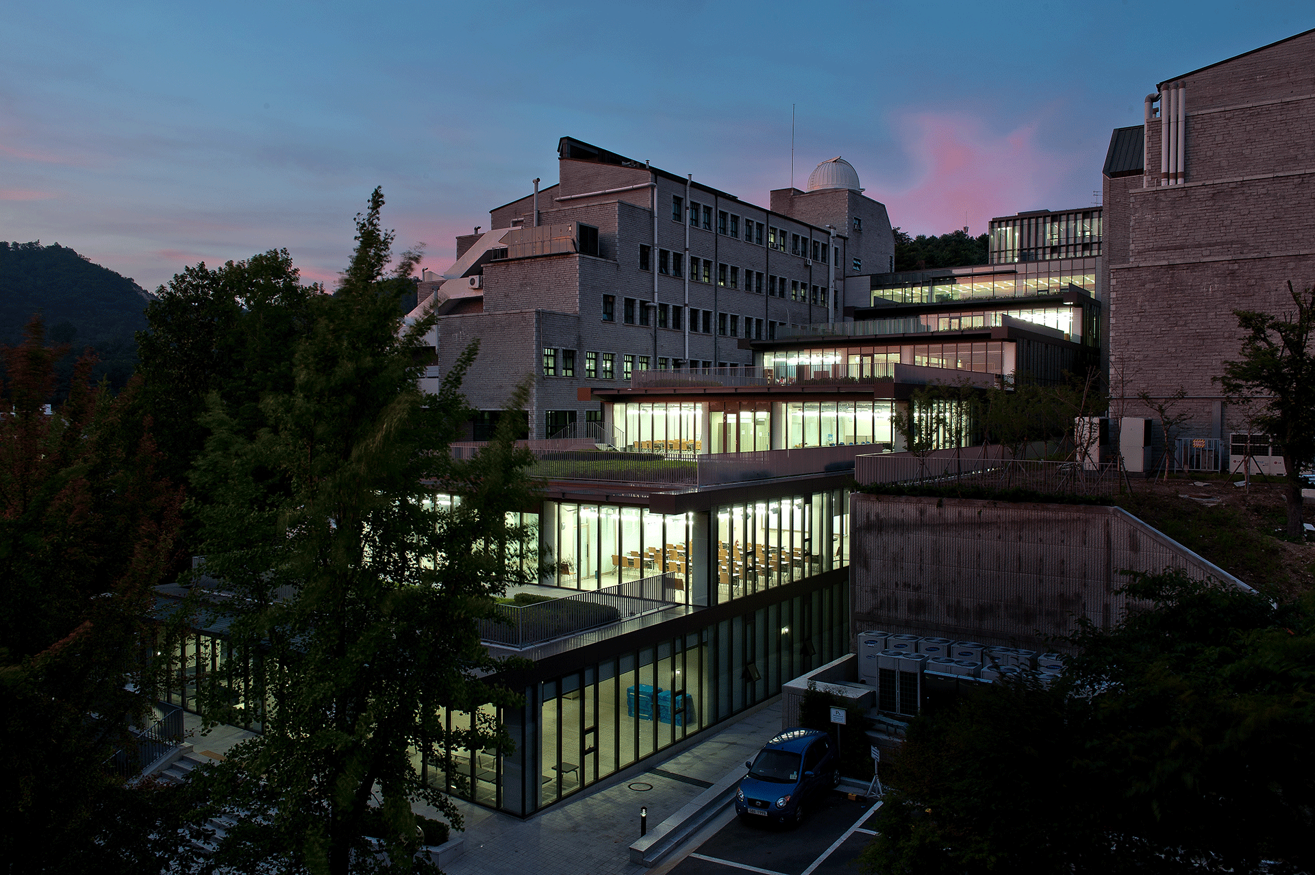 The view of Ewha Womans University